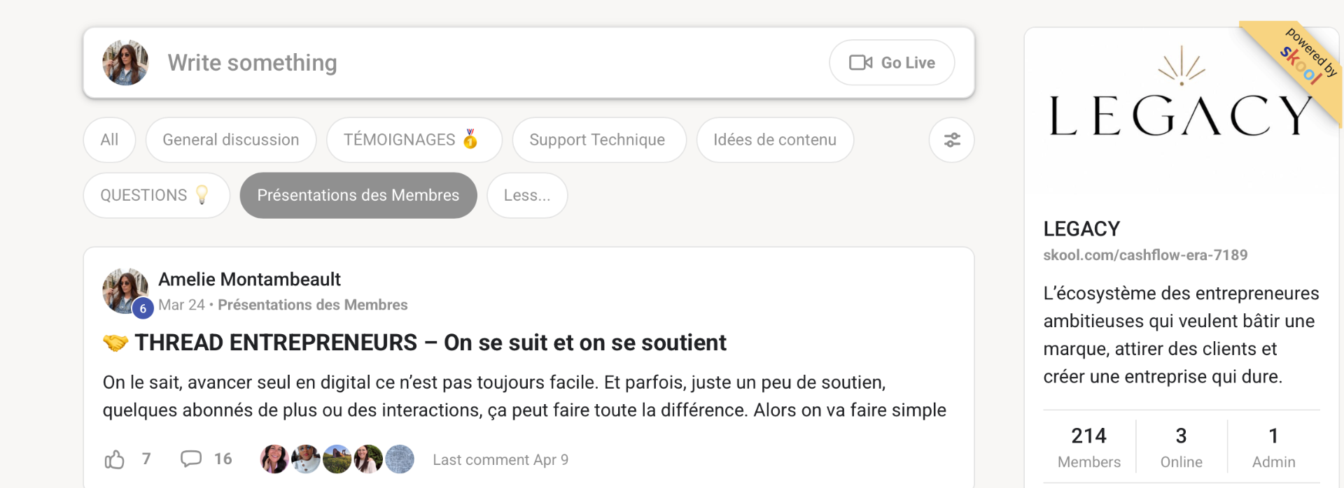 Communauté Legacy